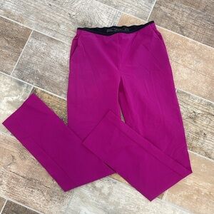 Montura Womens Pink and Black Athletic Trekking Shell Pants Pockets Size Small S